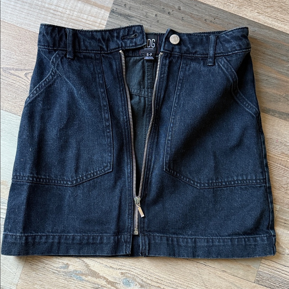 BDG Dark Denim Mini Skirt
